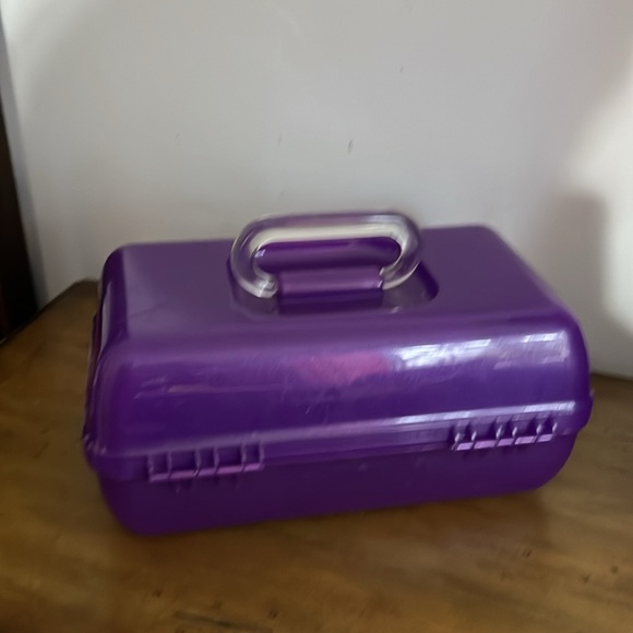 Vintage Purple Glitter Caboodle Travel Case 2622 - Picture 4 of 8